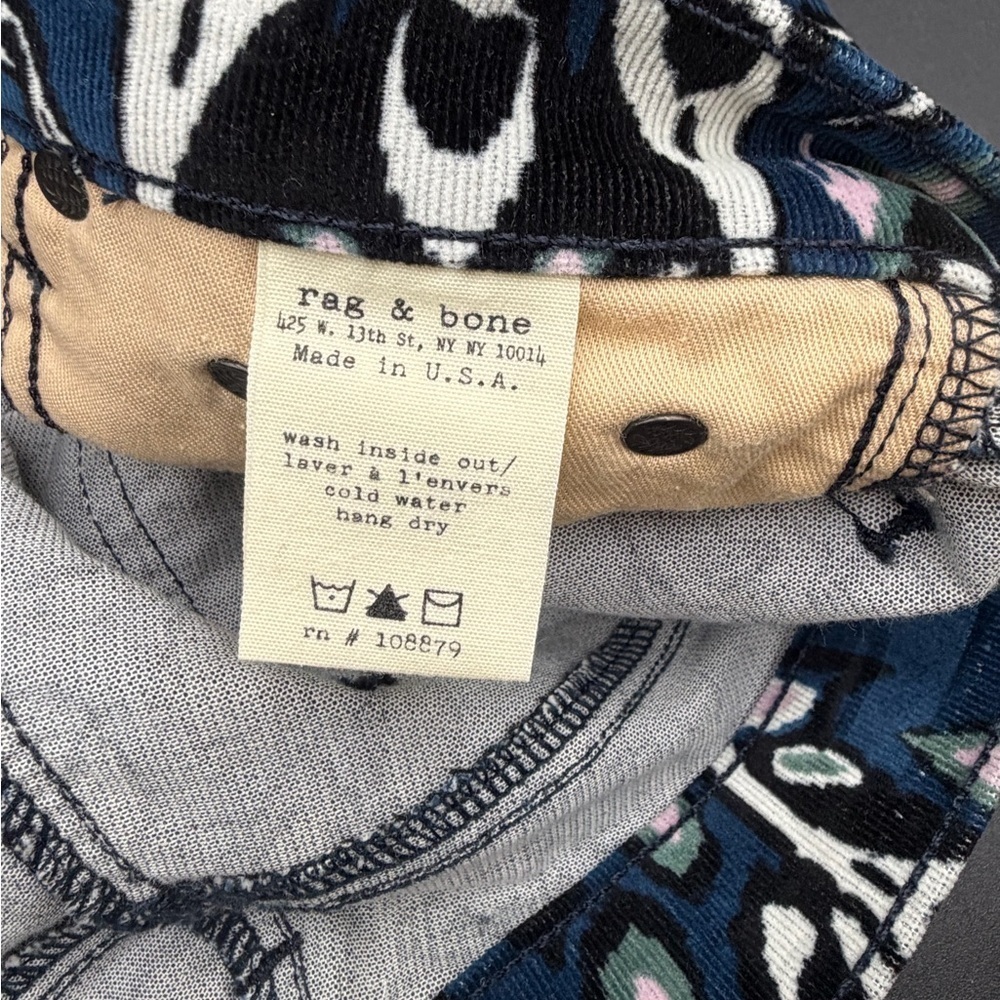 Rag & Bone Corduroy Ikak Color Skinny Pants - Picture 6 of 10
